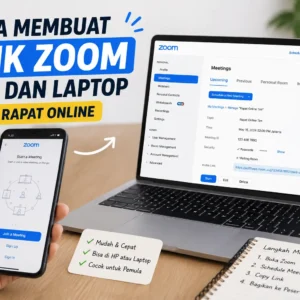 Cara Membuat Link Zoom di HP dan Laptop untuk Rapat Online