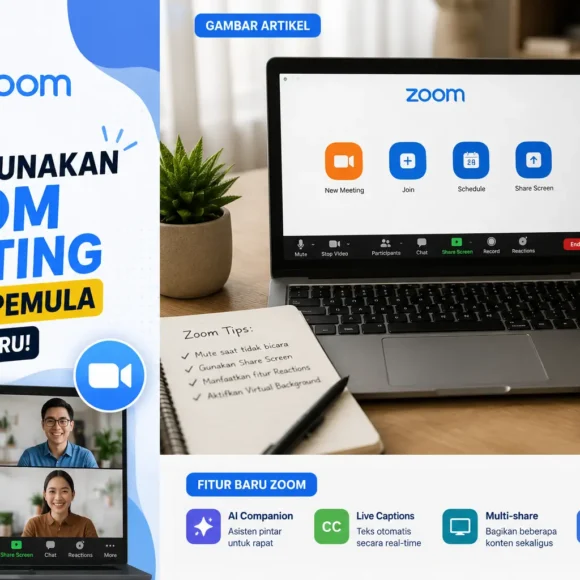 Cara Menggunakan Zoom Meeting untuk Pemula dan Fitur Baru