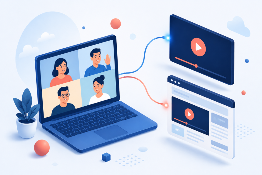 Cara Menyiarkan Zoom Meeting dan Webinar ke YouTube atau Situs Sendiri Cara Menyiarkan Zoom Meeting dan Webinar ke YouTube atau Situs Sendiri
